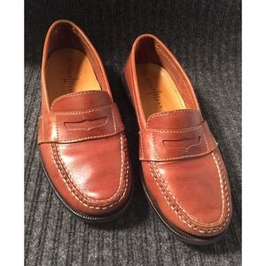 Mens Cole Haan Brown Leather Moc Penny Loafer 8.5M